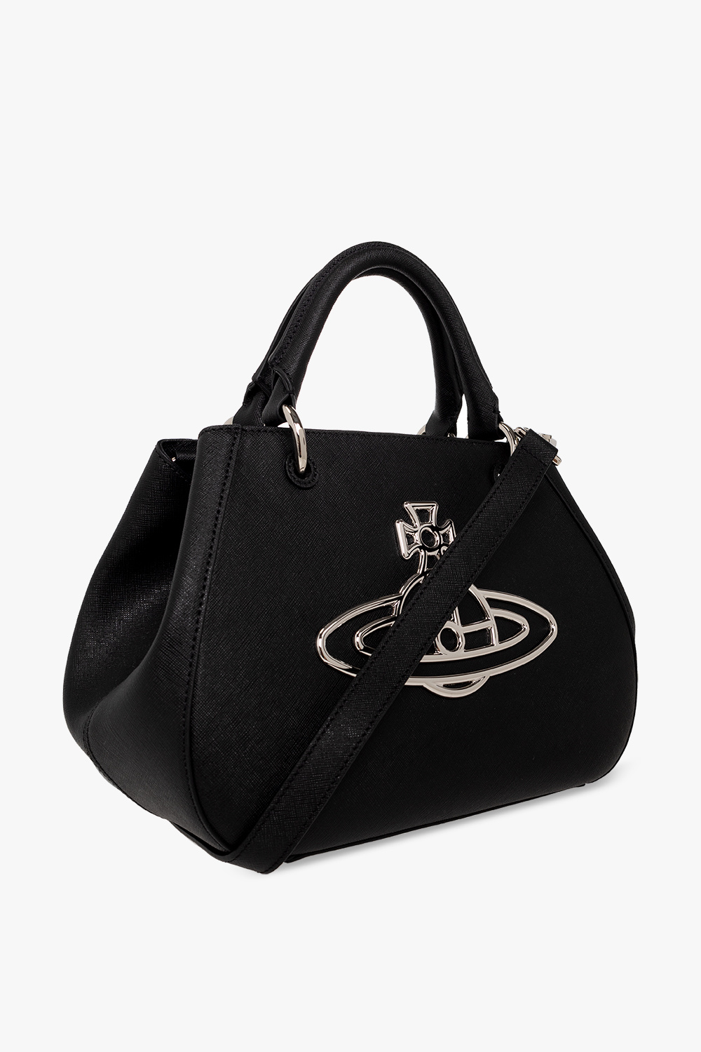 Black 'Judy' shopper bag Vivienne Westwood - Beige Canvas